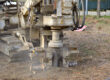 Geotechnical borehole drilling underway on brownfield land in Birmingham